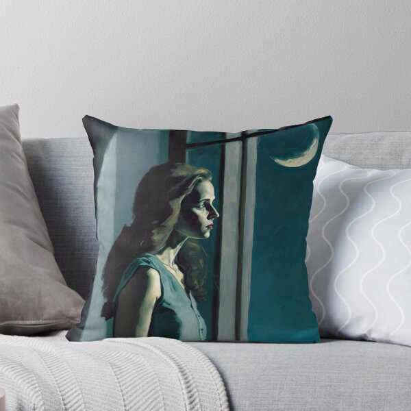 Item preview, Girl who bathed in moonlight, vintage art designed and sold by Lonesomefolk.