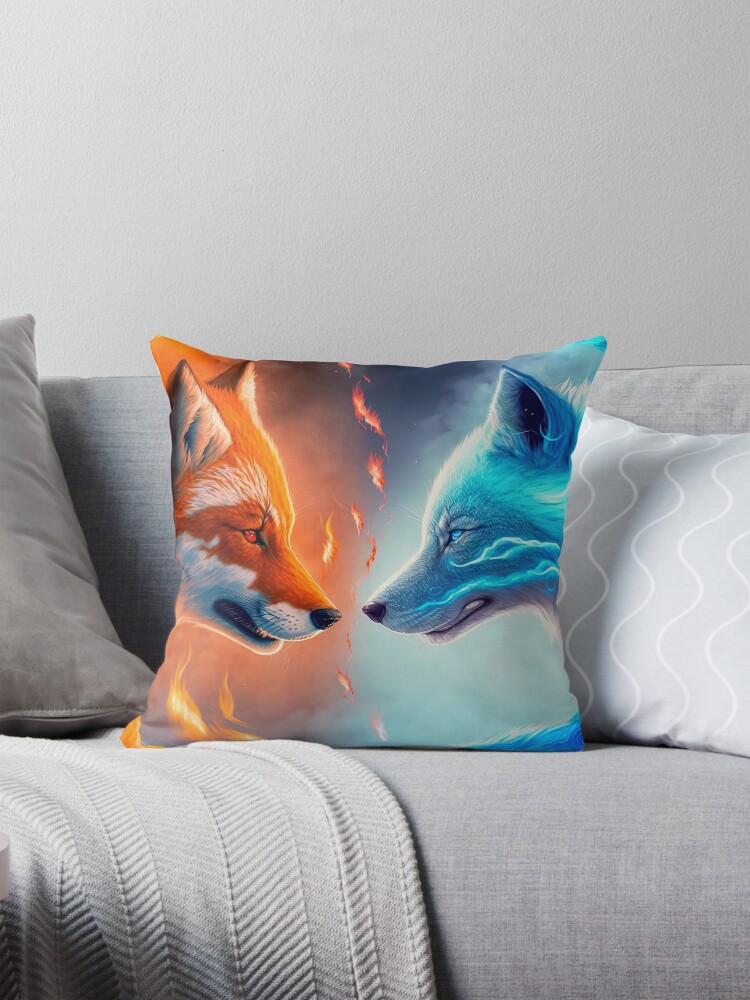 Fox throw pillow best sale