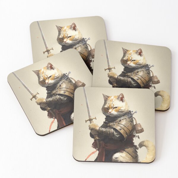 Item preview, Samurai Kitten 7 designed and sold by PrintedBeat.