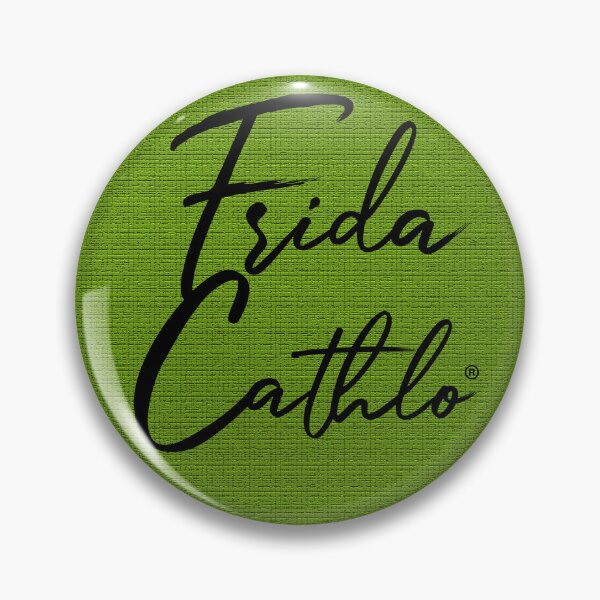 Item preview, Green Text B back Cat Frida Cathlo version of - Frida Kahlo designed and sold by Jaime Ortiz.