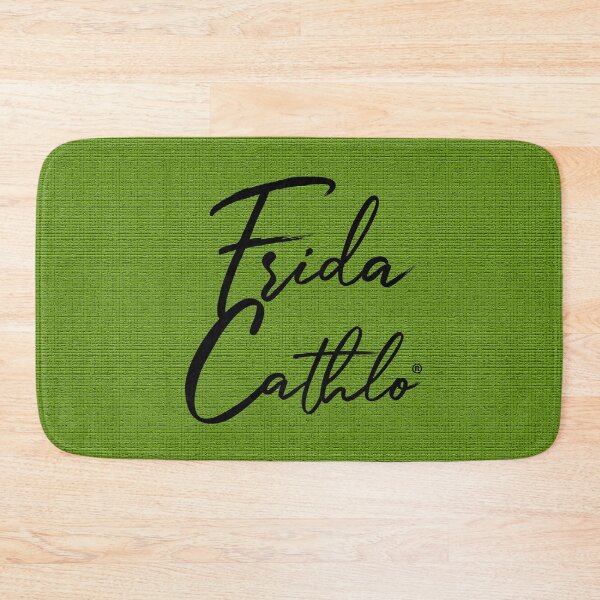 Item preview, Green Text B back Cat Frida Cathlo version of - Frida Kahlo designed and sold by Jaime Ortiz.