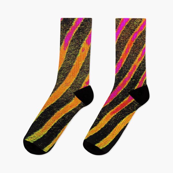 Item preview, Electric Zebra Stripes in Neon Yellow designed and sold by WildArtDesigns.