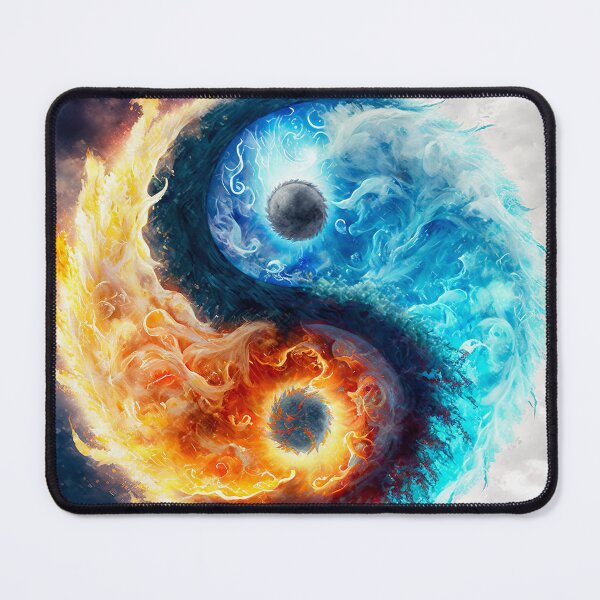 Item preview, Illustration of fire in the form of yin and yang symbol. No.2 designed and sold by ShopThousand.