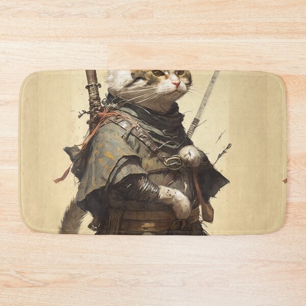 Item preview, Samurai Kitten 8 designed and sold by PrintedBeat.