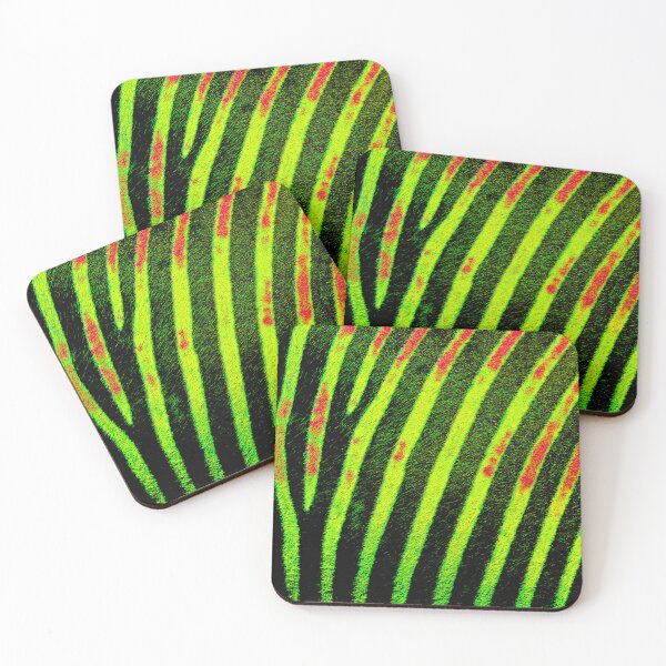 Artikelvorschau, Elektrische Zebrastreifen in Neon Lime entworfen und verkauft von WildArtDesigns.