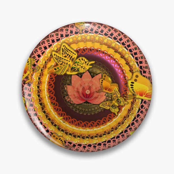 Item preview, Butterfly Aesthetic Mandala Art Natural Mandala Kaleidoscope Meditation Natural Liife Gift designed and sold by Dodern.