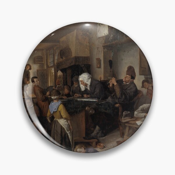 Item preview, A School for Boys and Girls (Jan Steen) designed and sold by ArtHistorical.