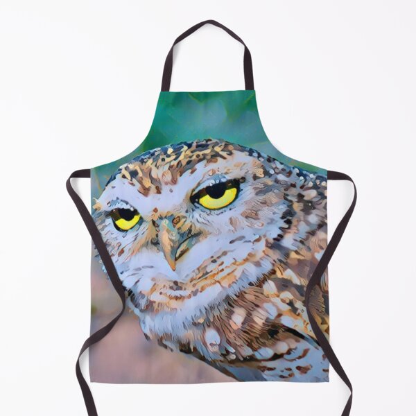 Item preview, Dozy Owl Art Portrait - For a nature lover, for an owl lover, decorating owl art print. designed and sold by Wentoo.