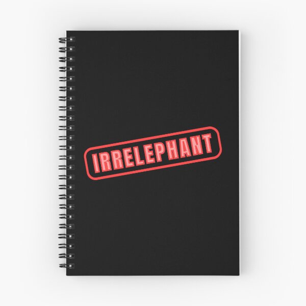 Item preview, Irrelephant Stamp - Elephant Pun designed and sold by LadySquiggle.