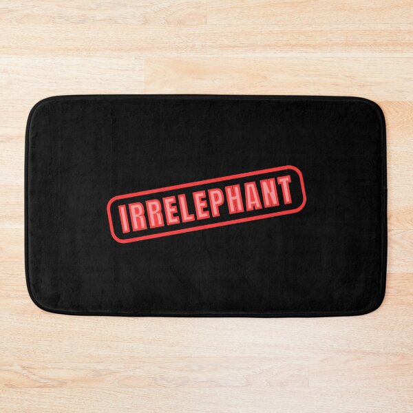 Item preview, Irrelephant Stamp - Elephant Pun designed and sold by LadySquiggle.