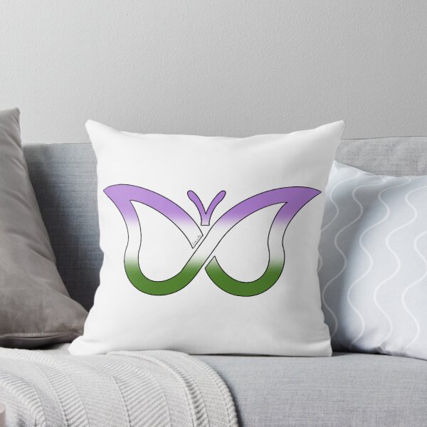 Item preview, ADHD and Genderqueer Pride Butterfly designed and sold by Zeons-Art.