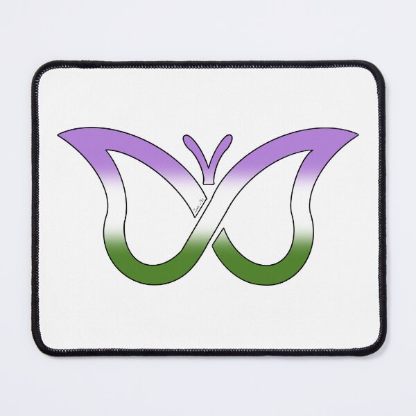 Item preview, ADHD and Genderqueer Pride Butterfly designed and sold by Zeons-Art.