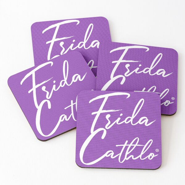 Item preview, Grape Text W back Cat Frida Cathlo version of - Frida Kahlo designed and sold by Jaime Ortiz.