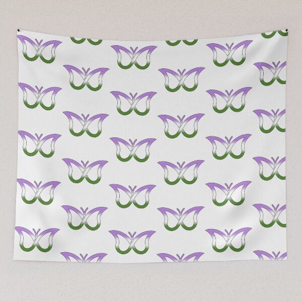 Item preview, ADHD and Genderqueer Pride Butterfly designed and sold by Zeons-Art.
