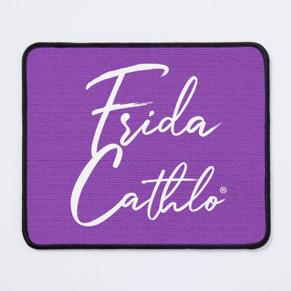 Item preview, Grape Text W back Cat Frida Cathlo version of - Frida Kahlo designed and sold by Jaime Ortiz.