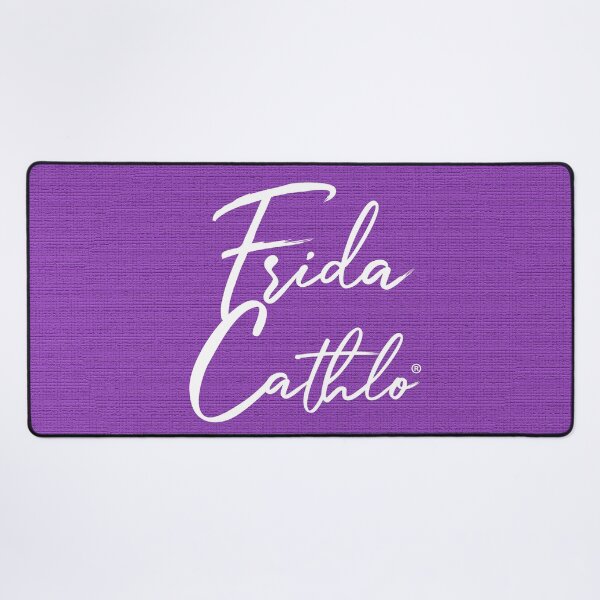 Item preview, Grape Text W back Cat Frida Cathlo version of - Frida Kahlo designed and sold by Jaime Ortiz.