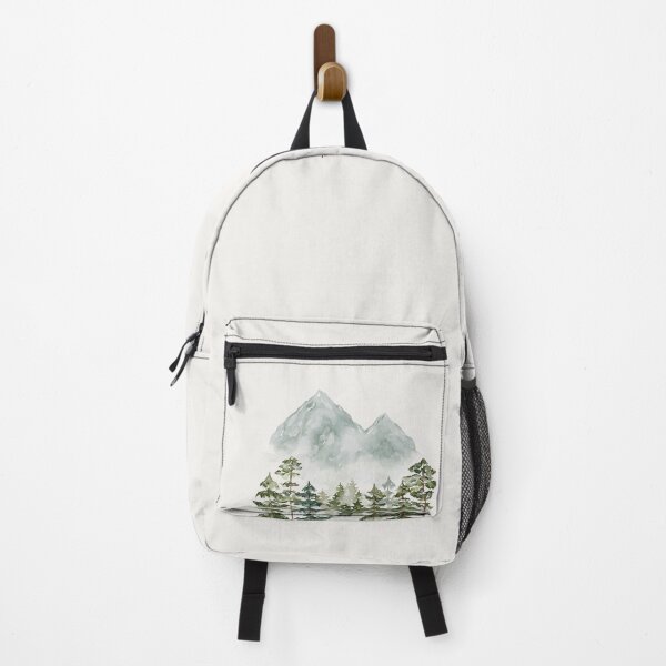 Item preview, Watercolor Mountain View designed and sold by Nature Hues.
