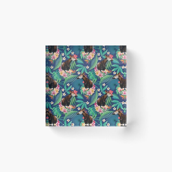 Item preview, Tropical Rainforest Okapi designed and sold by lulupetart.