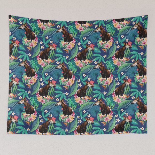 Item preview, Tropical Rainforest Okapi designed and sold by lulupetart.