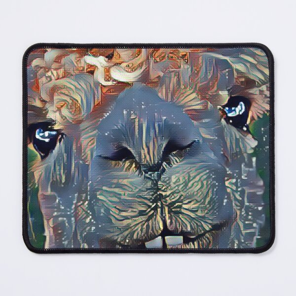 Item preview, Alpaca Face Art Portrait - For an Alpaca lover, for an Alpaca farmer, Alpaca decorating art print. designed and sold by Wentoo.