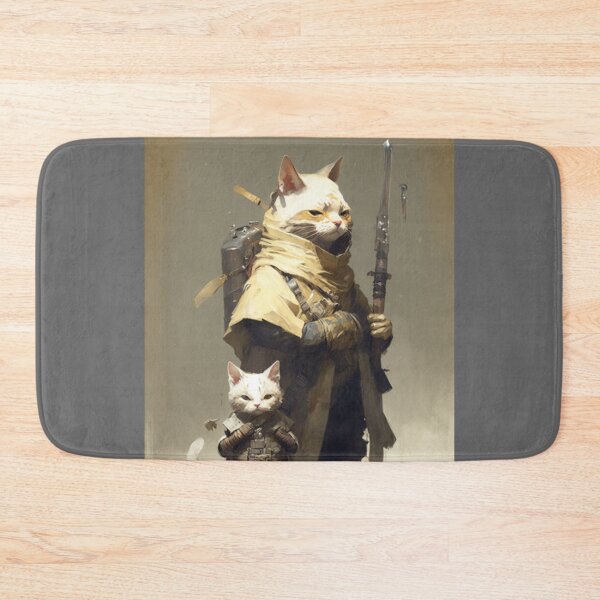 Item preview, Samurai Kitten 9 designed and sold by PrintedBeat.