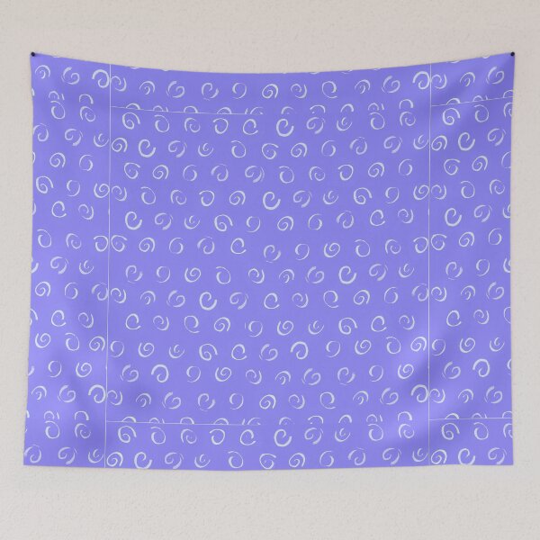 Item preview, abstract pattern purple blue spiral design designed and sold by mayaayeis.