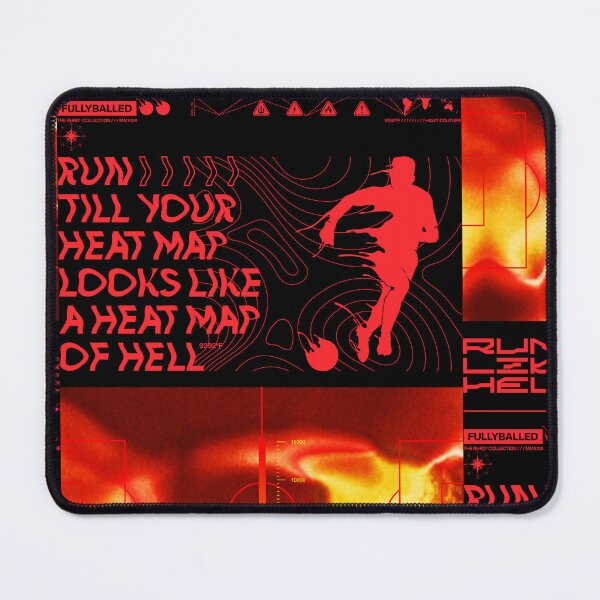 Item preview, RUN TILL YOUR HEAT MAP LOOKS LIKE A HEAT MAP OF HELL designed and sold by fullyballed.