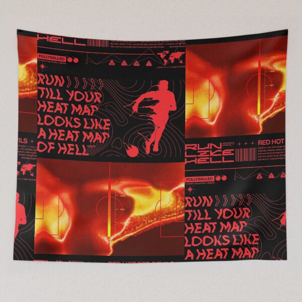 Item preview, RUN TILL YOUR HEAT MAP LOOKS LIKE A HEAT MAP OF HELL designed and sold by fullyballed.
