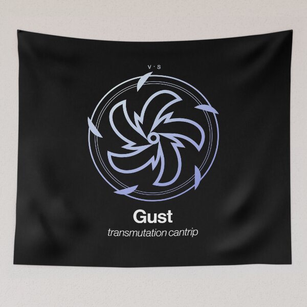 Item preview, Gust Spell Symbol designed and sold by Unspelled.