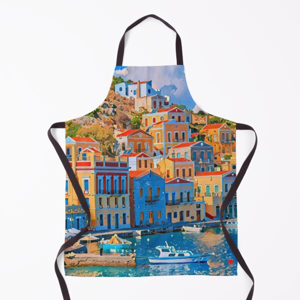 Item preview, Seaside Village Art Print - For a beach house, decorating art print. designed and sold by Wentoo.