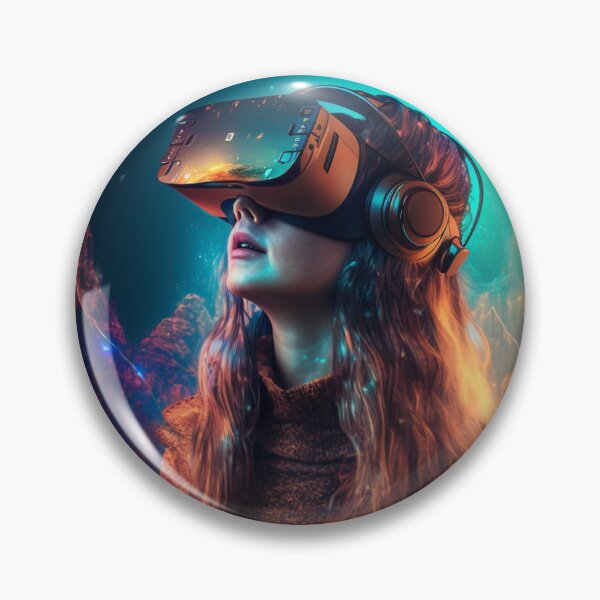 Artikelvorschau, Virtual-Reality-Mädchen entworfen und verkauft von GeekBR.