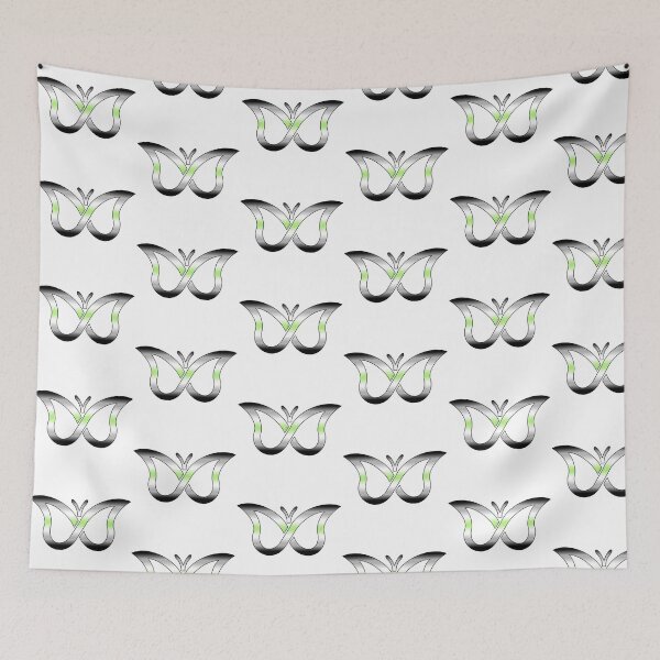 Item preview, ADHD and Agender Pride Butterfly designed and sold by Zeons-Art.