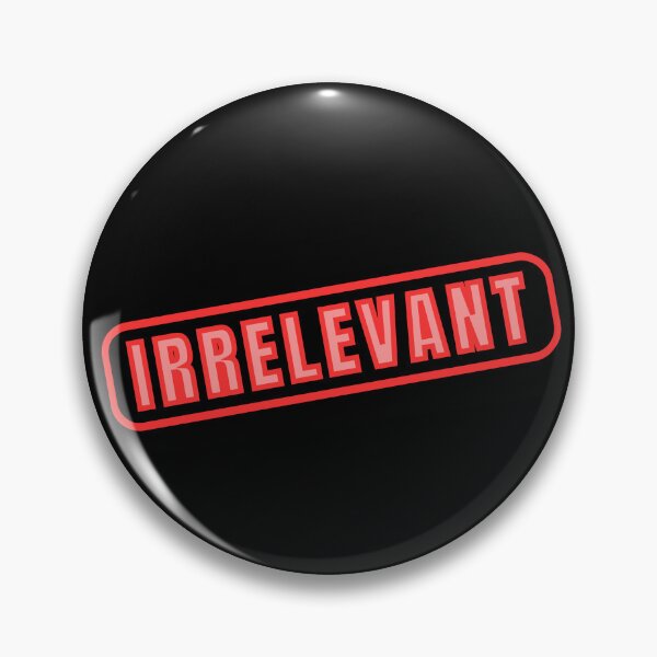 Item preview, Irrelevant - Red Ink Stamp designed and sold by LadySquiggle.