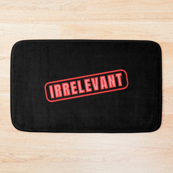 Item preview, Irrelevant - Red Ink Stamp designed and sold by LadySquiggle.