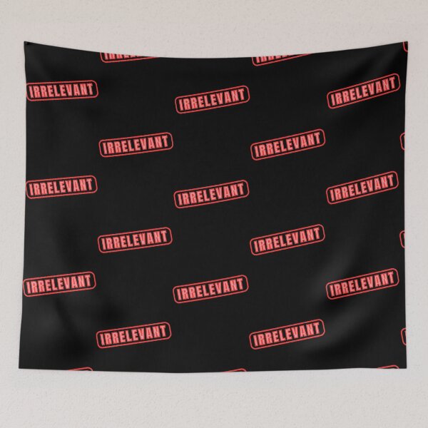 Item preview, Irrelevant - Red Ink Stamp designed and sold by LadySquiggle.