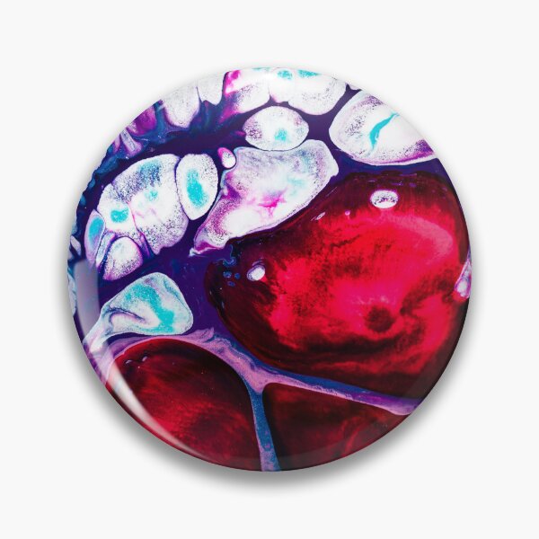 Item preview, Radiant Jewels  - Original Fluid Acrylic Abstract Painting designed and sold by lumino-one.
