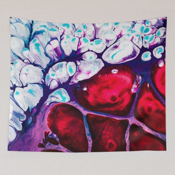 Item preview, Radiant Jewels  - Original Fluid Acrylic Abstract Painting designed and sold by lumino-one.