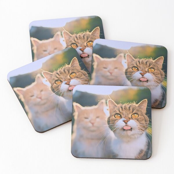 Item preview, Funny Cats Print - For a cat lover, for a cat owner, decorating cat print. designed and sold by Wentoo.