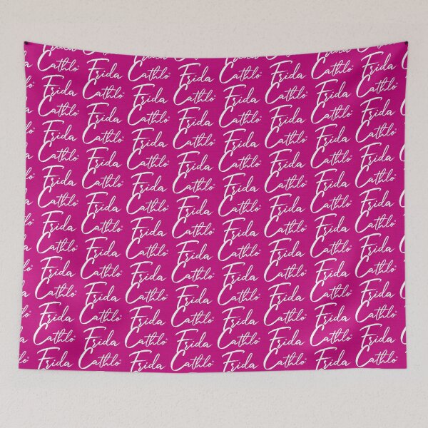 Item preview, Mexican Pink Text W back Cat Frida Cathlo version of - Frida Kahlo designed and sold by Jaime Ortiz.