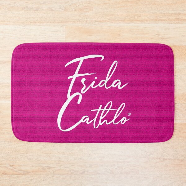 Item preview, Mexican Pink Text W back Cat Frida Cathlo version of - Frida Kahlo designed and sold by Jaime Ortiz.