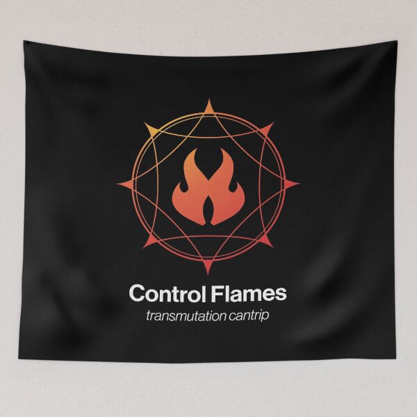 Item preview, Control Flames Spell Symbol designed and sold by Unspelled.