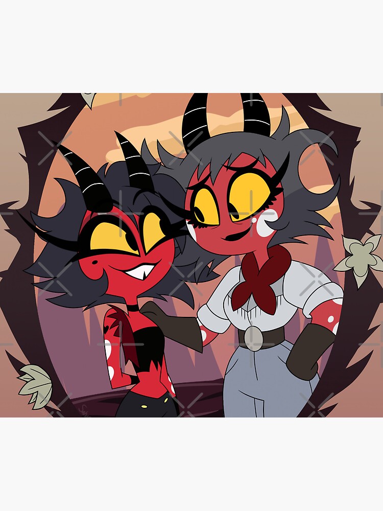 Helluva Boss Limited Run Valentine's Pin Up Millie Playmat