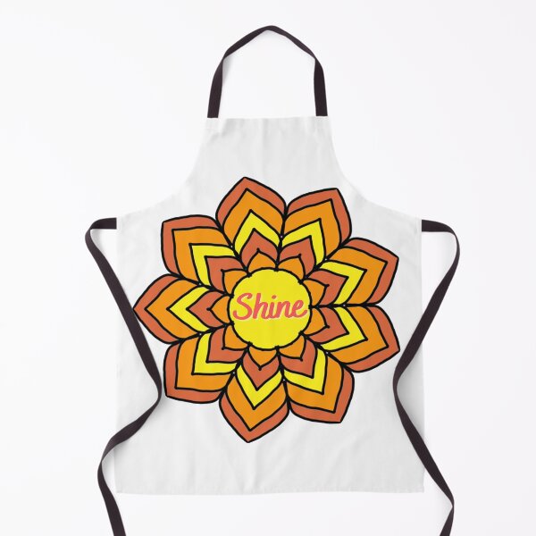 Item preview, Mandala Yellow Flower Shine designed and sold by Tere-Ideas-Live.