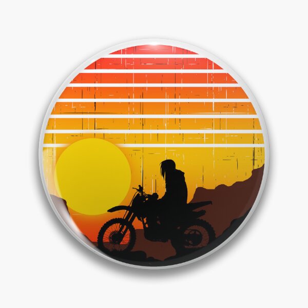 Item preview, silhoutte adventure motocross rider designed and sold by Soithside87.