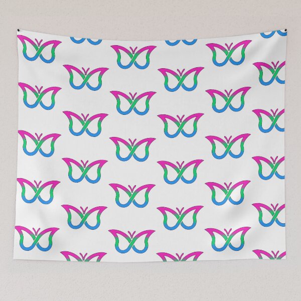 Item preview, ADHD and Polysexual Pride Butterfly designed and sold by Zeons-Art.
