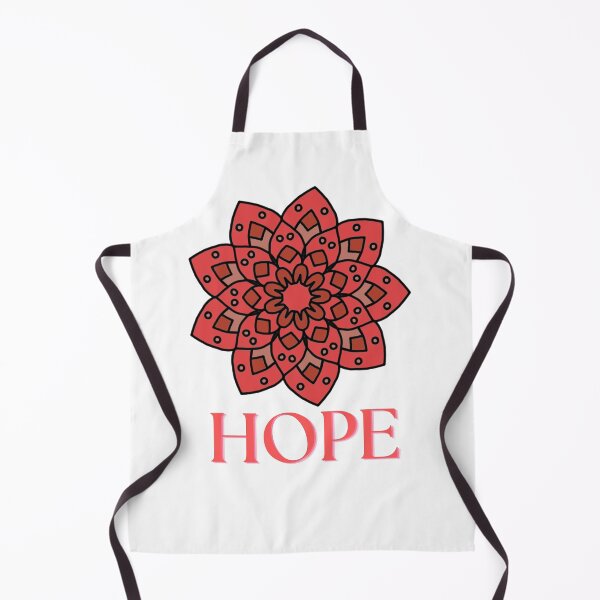 Item preview, Orange Flower Mandala Hope designed and sold by Tere-Ideas-Live.