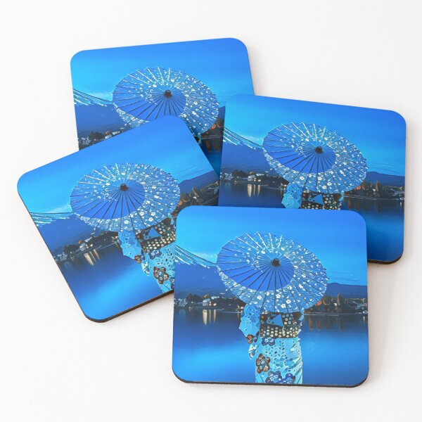 Item preview, Japan Art Print - For a Japan lover, for a lover of Asian culture, blue decorating art print. designed and sold by Wentoo.
