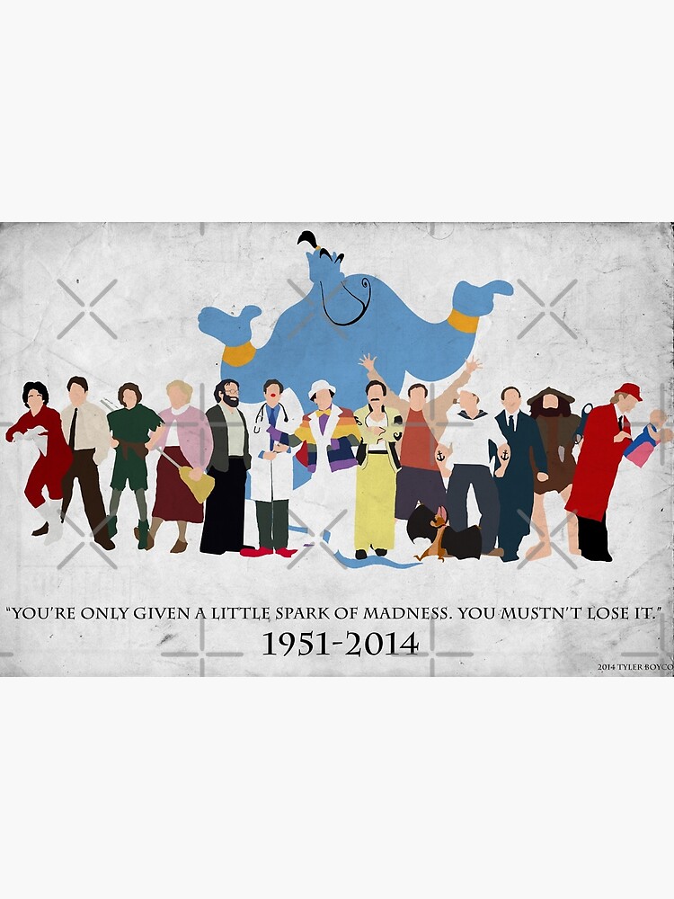 Minimalist Inspired Robin Williams Character Tribute by tylerboyco