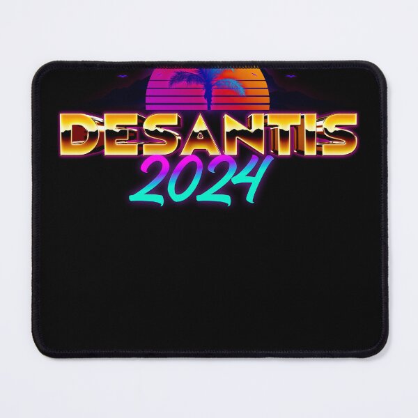 Item preview, Ron DeSantis for 2024 Presidential Election in Retro 80s Style - Black designed and sold by johnta17.