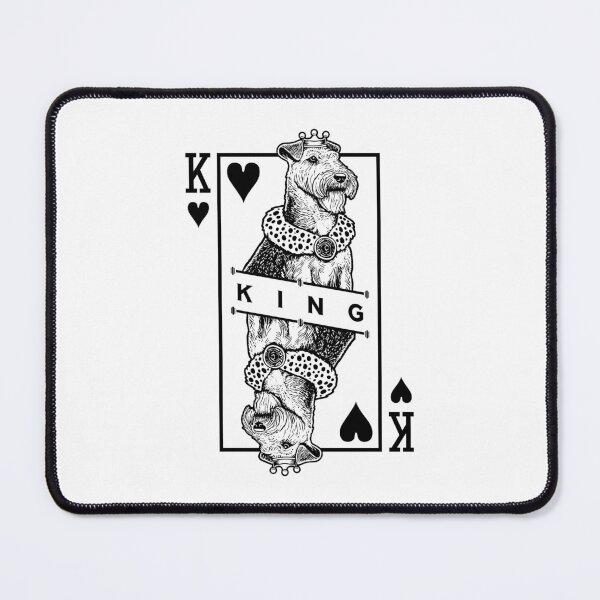 Item preview, Lakeland Terrier King Of Hearts Funny Dog Lover Pop Art designed and sold by GrandeDuc.